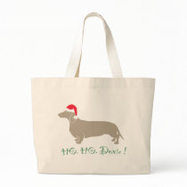 Ho, Ho, Doxie! Tote Bags