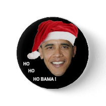 Ho Ho Ho Bama Pinback Button