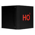 HO HO HO 3 RING BINDER