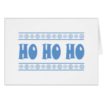 HO HO HO Blue cards