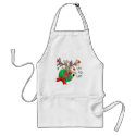 HO HO HO by SHARON SHARPE aprons