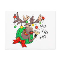 HO HO HO by SHARON SHARPE Postcard