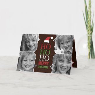 HO HO HO Christmas/Holiday Photo Card