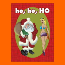 ho, ho, HO Christmas posters