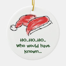 HO..HO..HO CHRISTMAS TREE ORNAMENTS