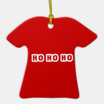 Ho Ho Ho Christmas Tree Ornaments