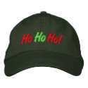 Ho, Ho, Ho! Embroidered Cap embroidered hats by stitchshop Ho, Ho, Ho! Embroidered Cap embroidered hats