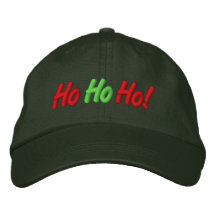 Ho, Ho, Ho! Embroidered Cap Embroidered Baseball Cap