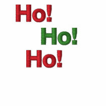 Ho! Ho! Ho! Embroidered Shirt embroidered shirts