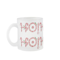 Ho Ho Ho Frosted Christmas Mug