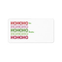 Ho Ho Ho Gift Tag