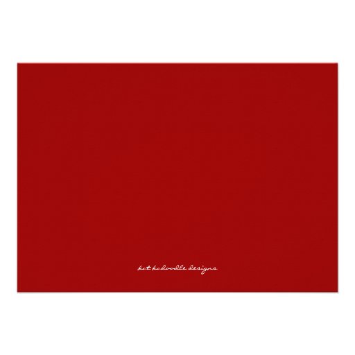 HO HO HO Happy Holiday Christmas Party Custom Invitations