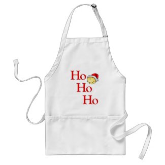 Ho - Ho - Ho -- It's a Smiley Santa apron!