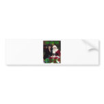 HO HO HO MERRY CHIRSTMAS AND HAPPY NEW YEAR BUMPER STICKER