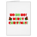 Ho Ho Ho Merry Christmas cards