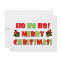 Ho Ho Ho Merry Christmas invitations by mprelee Ho Ho Ho Merry Christmas invitations