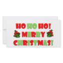 Ho Ho Ho Merry Christmas photo cards