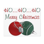 HO HO HO Merry Christmas postcards