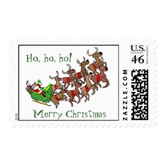 Ho,ho,ho - Merry Christmas Santa Stamp