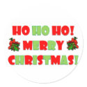 Ho Ho Ho Merry Christmas stickers