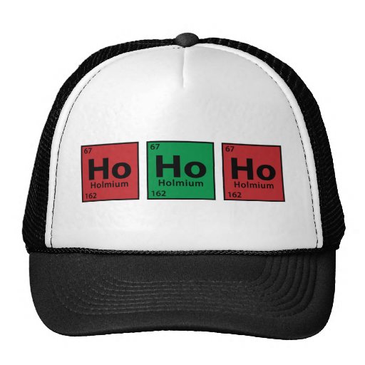 Ho, Ho, Ho Mesh Hats