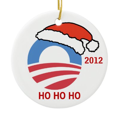 Ho Ho Ho Obama Ornament