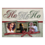 HO HO HO Photo Christmas Card