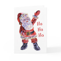 Ho Ho Ho Santa Card by MaryKayWilson Ho Ho Ho Santa Card