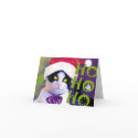 HO HO HO Santa cat card