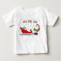 Ho Ho Ho Santas Sleigh Toddlers White T-Shirt 