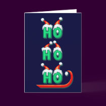 HO HO HO SLED by SHARON SHARPE cards