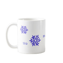 Ho Ho Ho Snowflakes mugs
