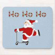 Ho Ho Ho Speeding Santa Mousepad