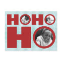 Ho Ho Holiday Photo Postcard postcard