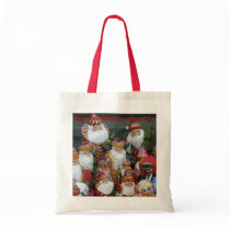 Ho! Ho! Holiday shopping tote bags