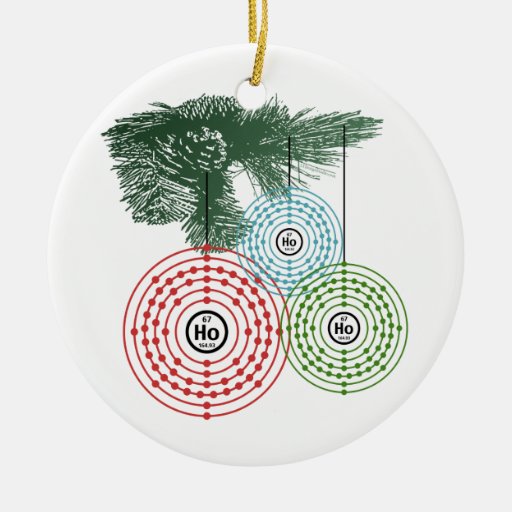 ho ho holmium ornament ho ho holmium ornament