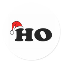 Ho Round Stickers