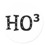 Ho to the 3rd Power stickers
