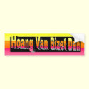 Hoang Van Bizet Dan Stickers bumper stickers