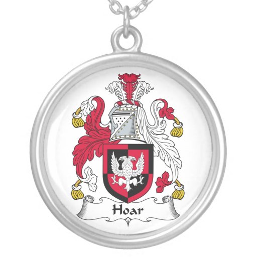 Hoar Family Crest Custom Jewelry