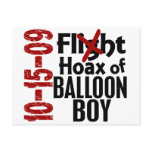Hoax Of Balloon Boy Postcards