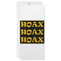 ** HOAX ** rack cards
