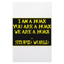 ** HOAX ** stationery