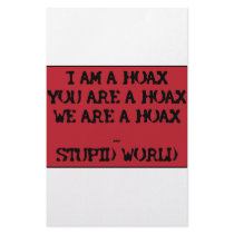 ** HOAX ** stationery