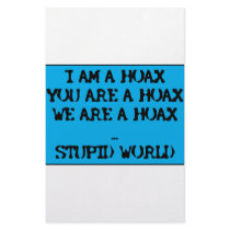 ** HOAX ** stationery