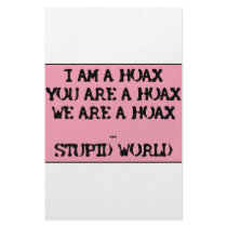 ** HOAX ** stationery