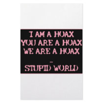 ** HOAX ** stationery