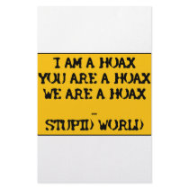 ** HOAX ** stationery