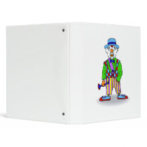 Hobo Clown Vinyl Binder