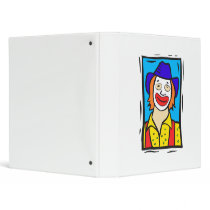Hobo Clown Vinyl Binders
